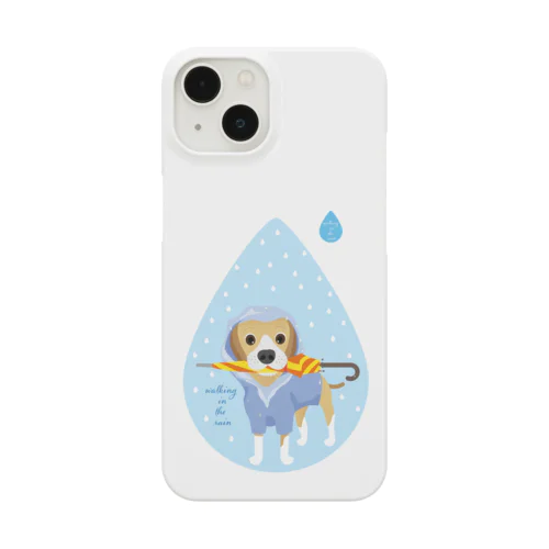 in the rain お迎えだワン！ Smartphone Case