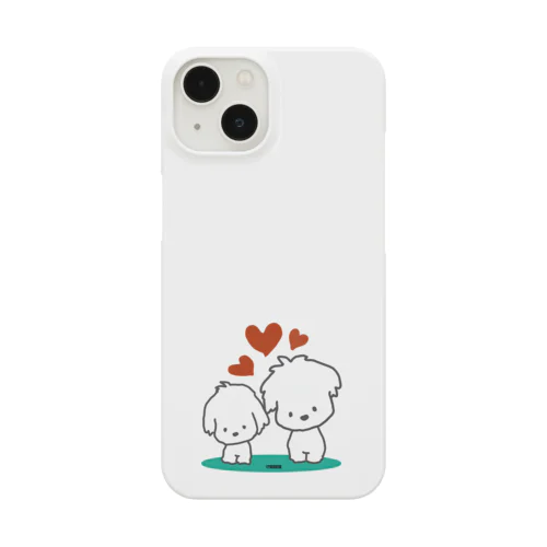 白い犬❤マルチーズ Smartphone Case