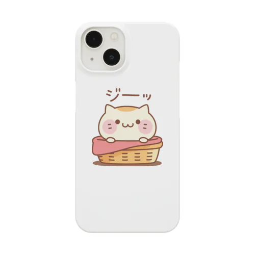 甘えんぼにゃんこ　カゴver. スマホケース