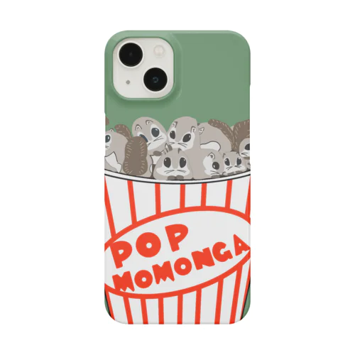 POP MOMONGA 緑色 スマホケース