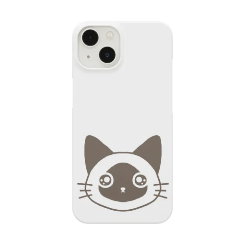 Limeくん(シャム猫)のシンプルスマホケース Smartphone Case