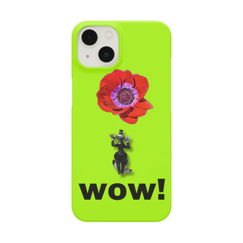 WOW!  Pierrotビックリ　yellow green Smartphone Case