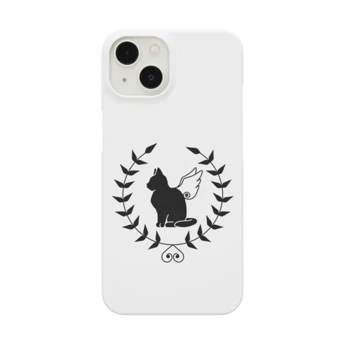 羽ねこさん(黒) Smartphone Case