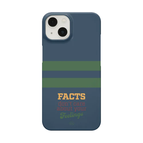 FACTSカレッジキャンパスストライプ：ネイビー Smartphone Case