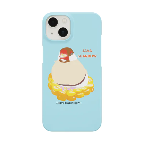 コーン大好き文鳥 Smartphone Case