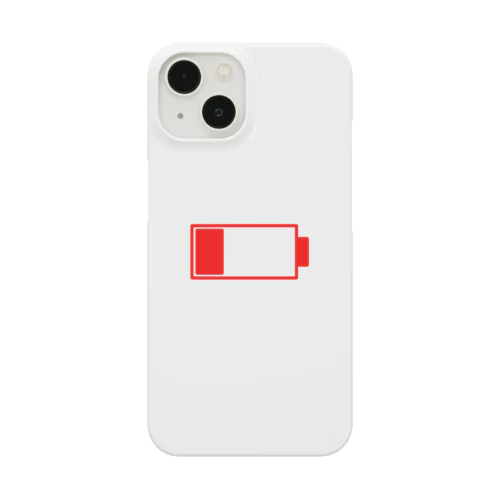 battery low red Smartphone Case