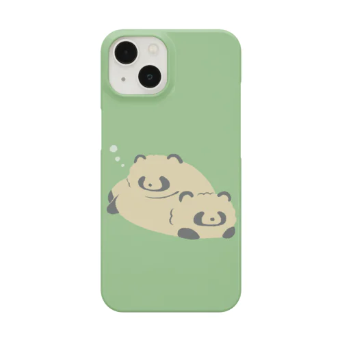 重なるたぬき Smartphone Case