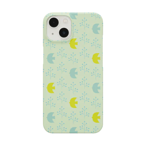 北欧柄　青い鳥 Smartphone Case