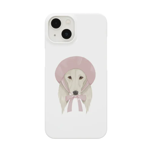 Saluki×ベレー帽 Smartphone Case