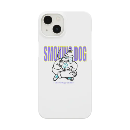 smoking dog スマホケース