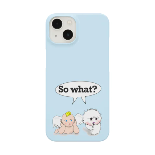 だから何さ？天使とビーちゃんのスマホケース Smartphone Case