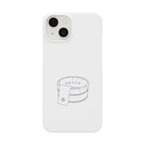 onsen（ブルー） Smartphone Case