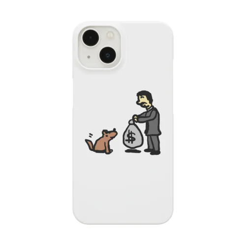 社畜　社長の犬　サラリーマン　お金　犬 Smartphone Case