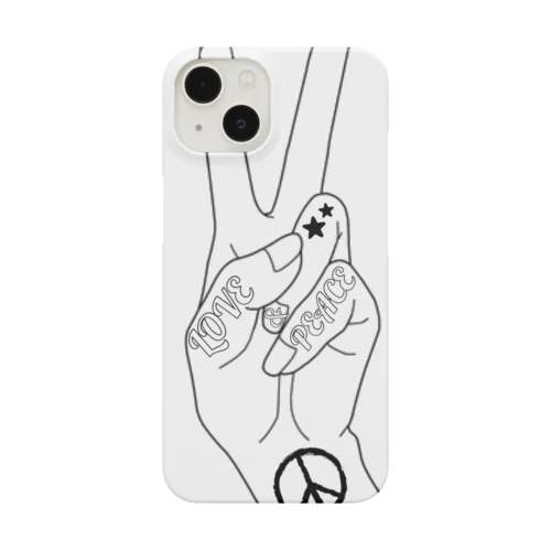 平和と愛をみんなに Smartphone Case