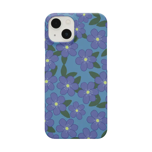 パープルフラワー Smartphone Case