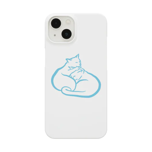 仲良しネコのグルーミング Smartphone Case