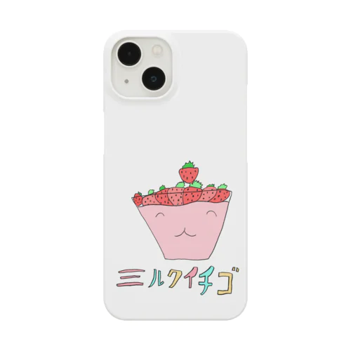 ミルクイチゴ スマホケース