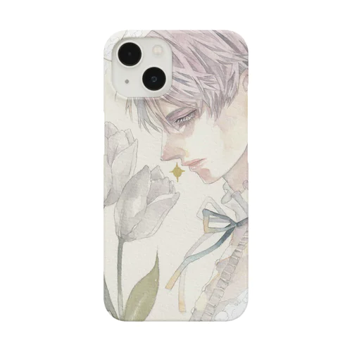 黒チューリップと男の子 Smartphone Case