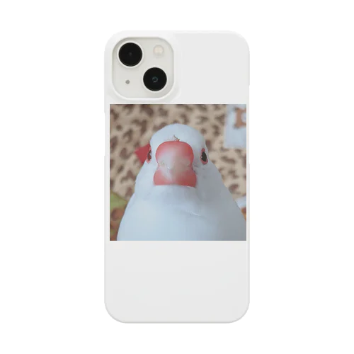 にかくん、鼻の上に種のカラ気づかず。 Smartphone Case