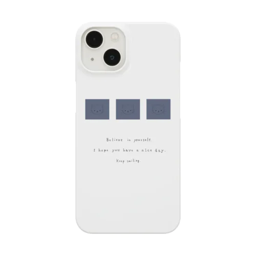 blue three neko Smartphone Case