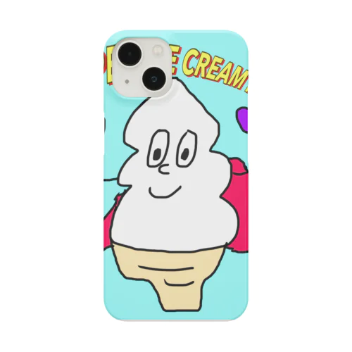 スーパーアイスクリームマン　水色 Smartphone Case