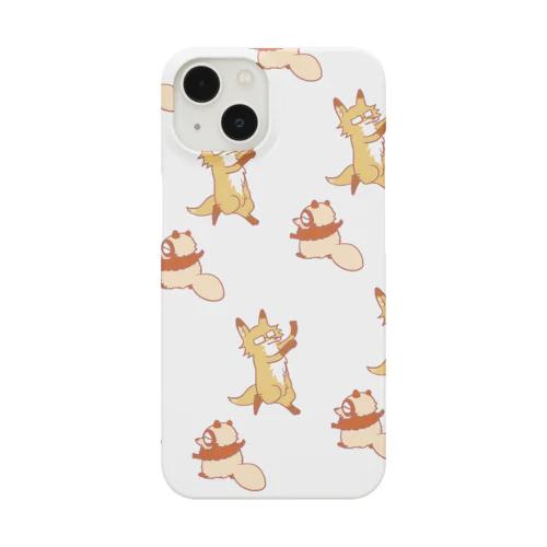 踊る狐と狸 Smartphone Case