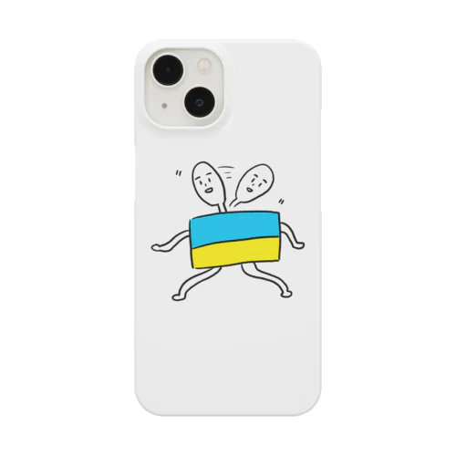 ウクライナ国旗くん-キョロキョロ Smartphone Case