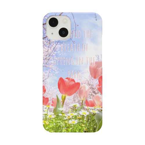 I found the breath of spring in the park. Smartphone Case