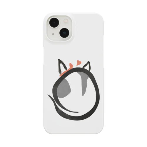 浮世絵　後ろ向きにゃんこ Smartphone Case