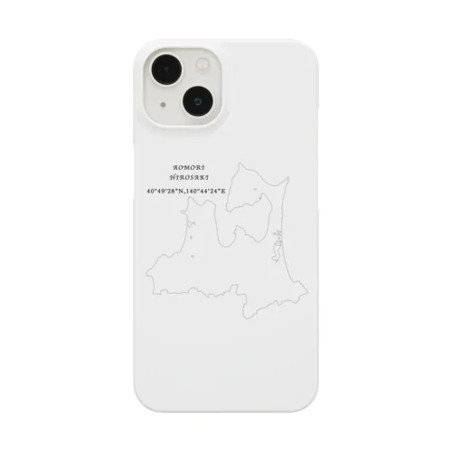 青森県の地図 Smartphone Case