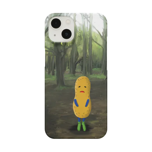 雑木林の中にたたずむ落花生くん Smartphone Case