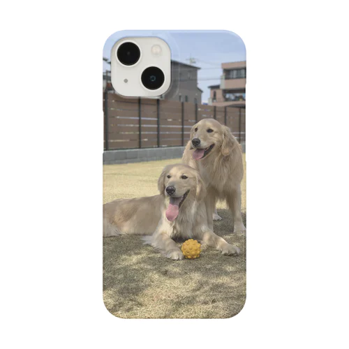 Golden Retriever Sarah&Taro2 Smartphone Case