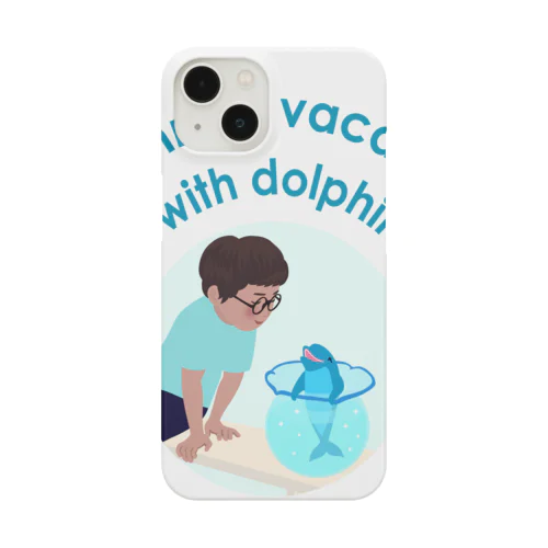 イルカといた夏休み(ロゴタイプ) Smartphone Case