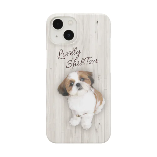 シーズー(ShihTzu) スマホケース ぽんず iPhone Smartphone Case