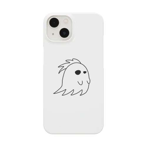 ダル顔おばけ 白黒 Smartphone Case