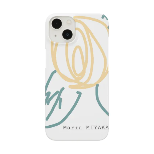 Yellow ROSE シリーズ Smartphone Case