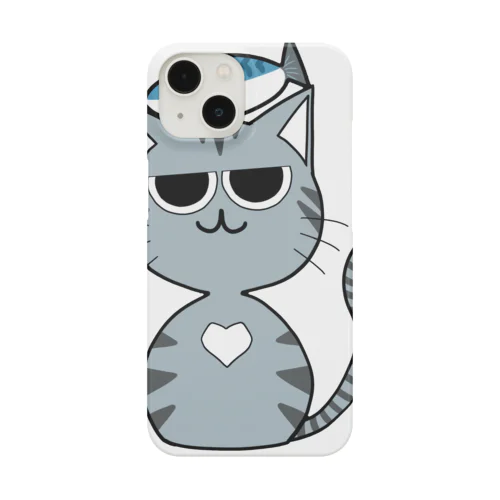 『猫から愛を猫へラブを』サバ Smartphone Case