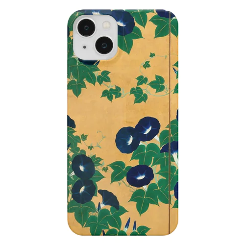 鈴木其一　朝顔図屏風 Smartphone Case