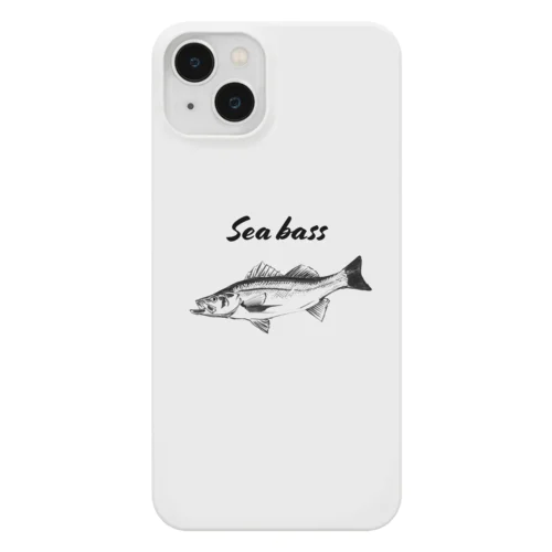 スズキ - Sea bass （鱸、学名：Lateolabrax japonicus）  Smartphone Case