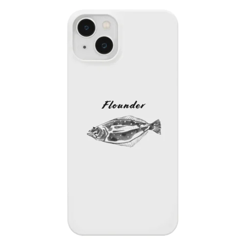 ヒラメ - Left-eyed flounder（鮃、学名：Paralichthys olivaceus） Smartphone Case