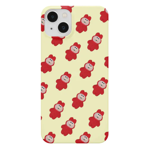 プクバニー総柄クリーム(スマホグリップつけるのに最適!) Smartphone Case