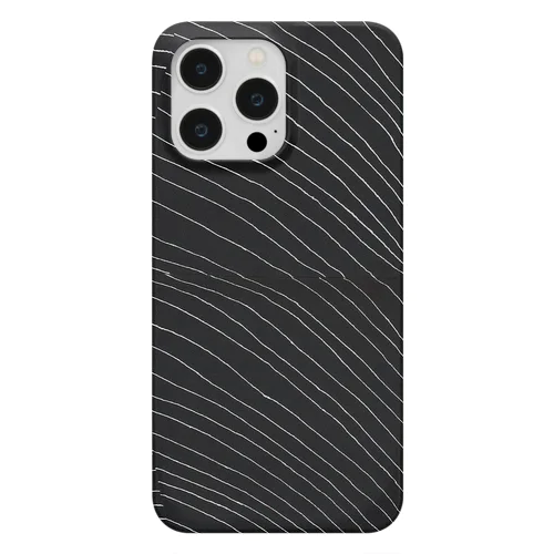 黒着物柄 Smartphone Case