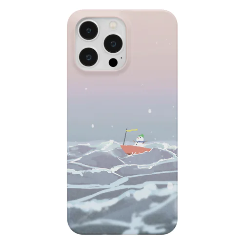 大海原へ雪だるま Smartphone Case