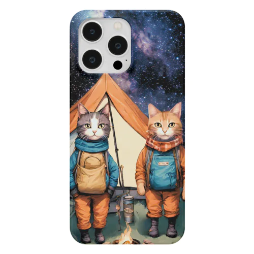 猫ふたりキャンプ(満天の星) Smartphone Case