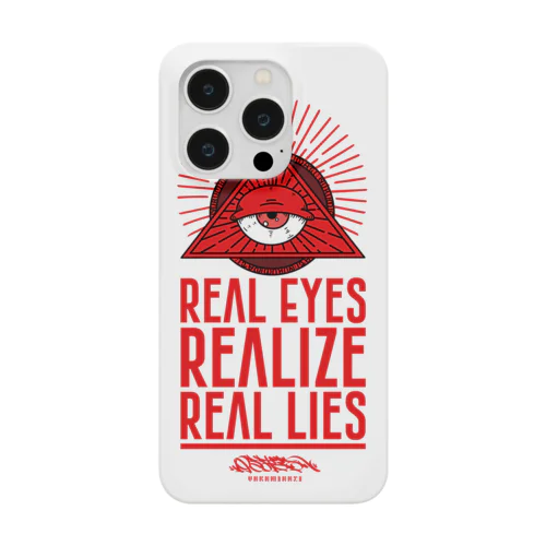 REAL EYES REALIZE REAL LIES (RED ver.) スマホケース