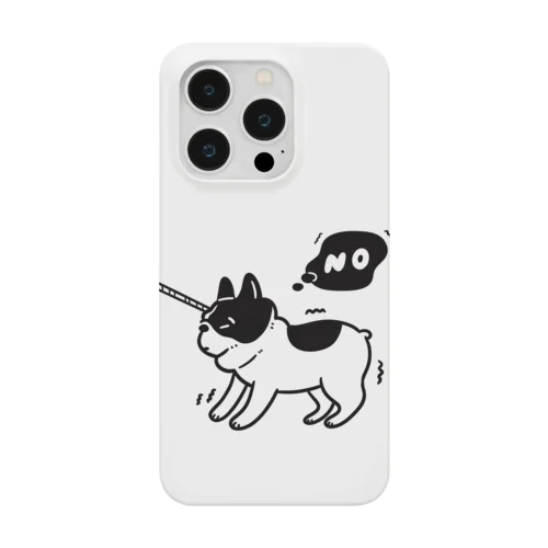 GOGO 拒否犬　パイド　フレンチブルドッグ スマホケース