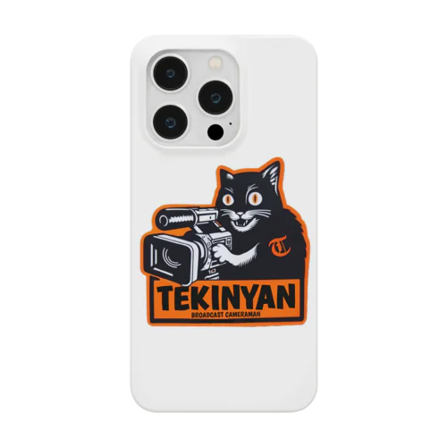 TEKINYANロゴマーク（カメラ猫） Smartphone Case