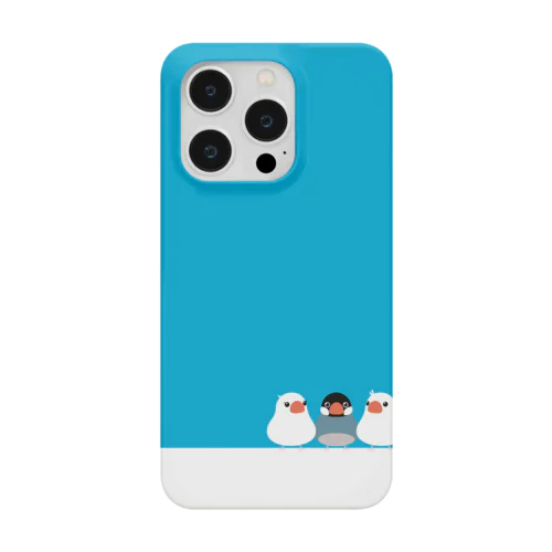 もちもち文鳥さん iPhone 14シリーズ (B) Smartphone Case