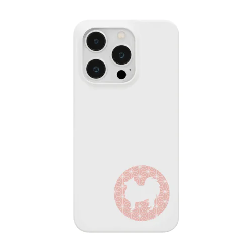 和柄スピッツ（麻の葉・ピンク） Smartphone Case