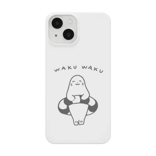 うきわを持っているあざらし Smartphone Case